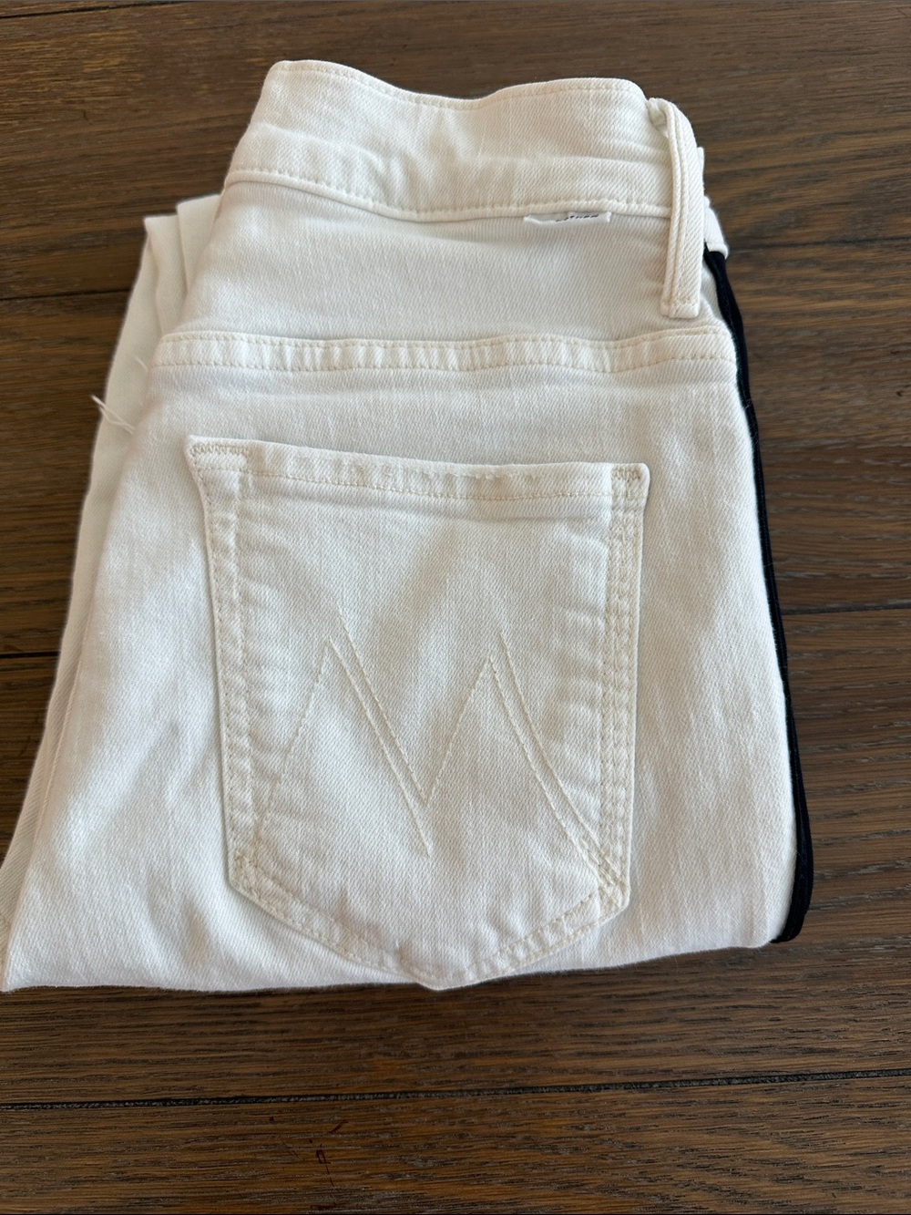 Mother insider crop step fray jeans